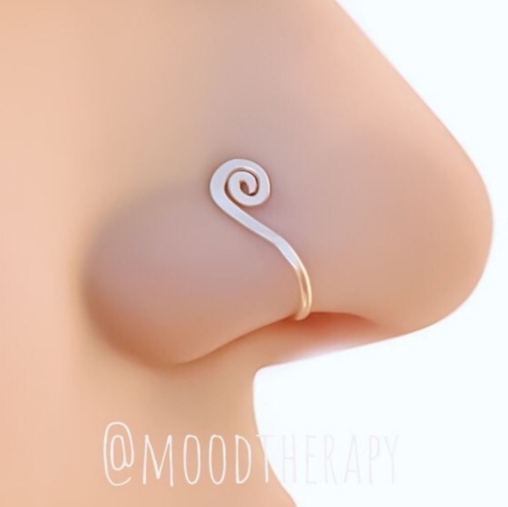 Boho Spiral Nose Cuff